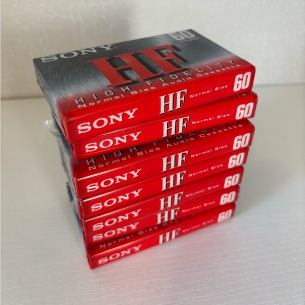 Sony high Fidelity 60 minute audio cassette bundle of 70 tapes NEW